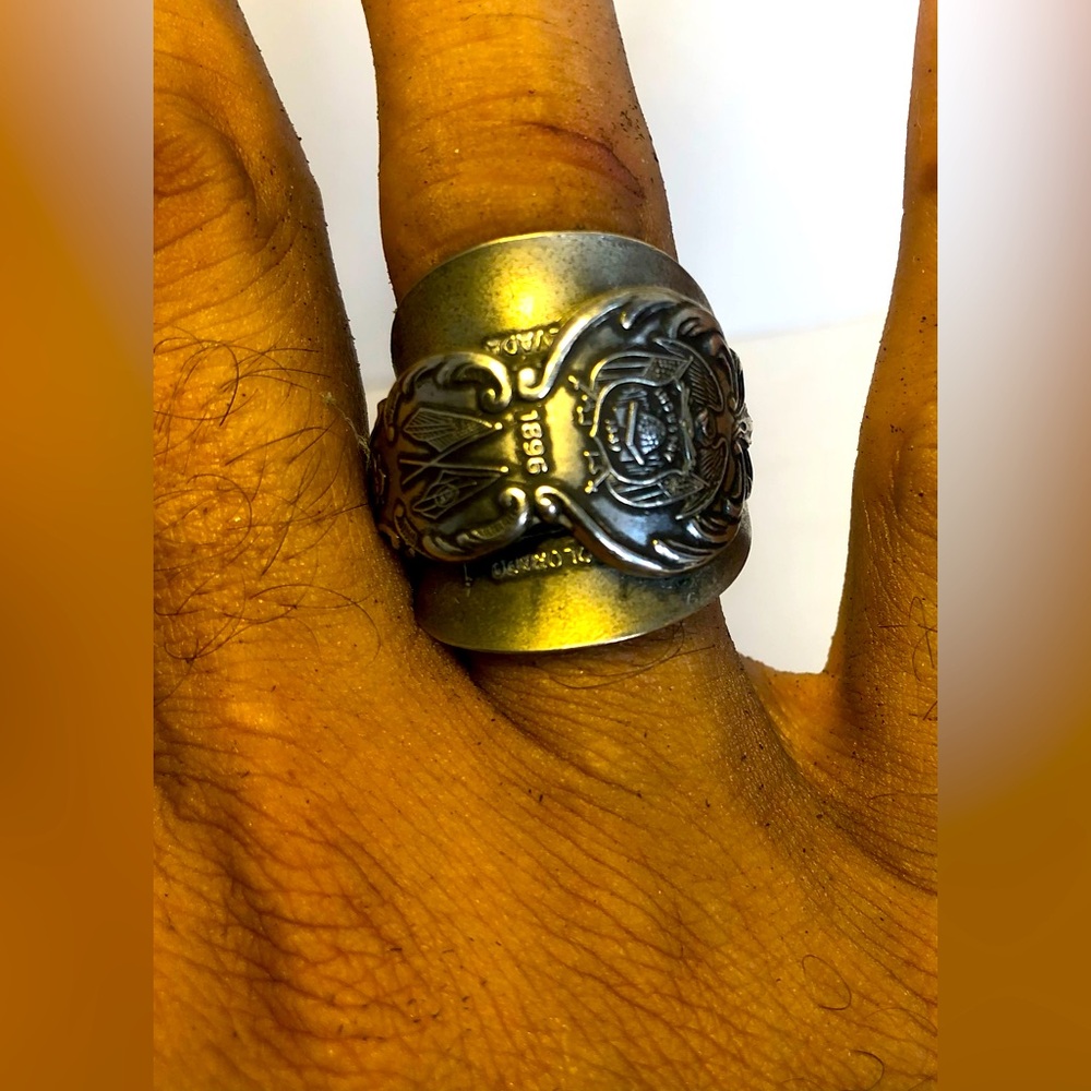 Utah Handcrafted Unisex Ring. American Heritage Spoon Ring. 1 Of 1 Size 10